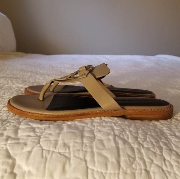 Rebecca Minkoff Sheena Leather Thong Sandals - Picture 2 of 6